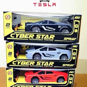 2 WAY TESLA CYBER STAR R/C CHARGABLE CAR (SMOKE)