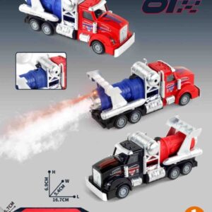 DIECAST TOY TRUCK WITH (SMOKE)