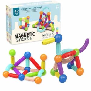 42pc MAGNETIC STICK BLOCKS